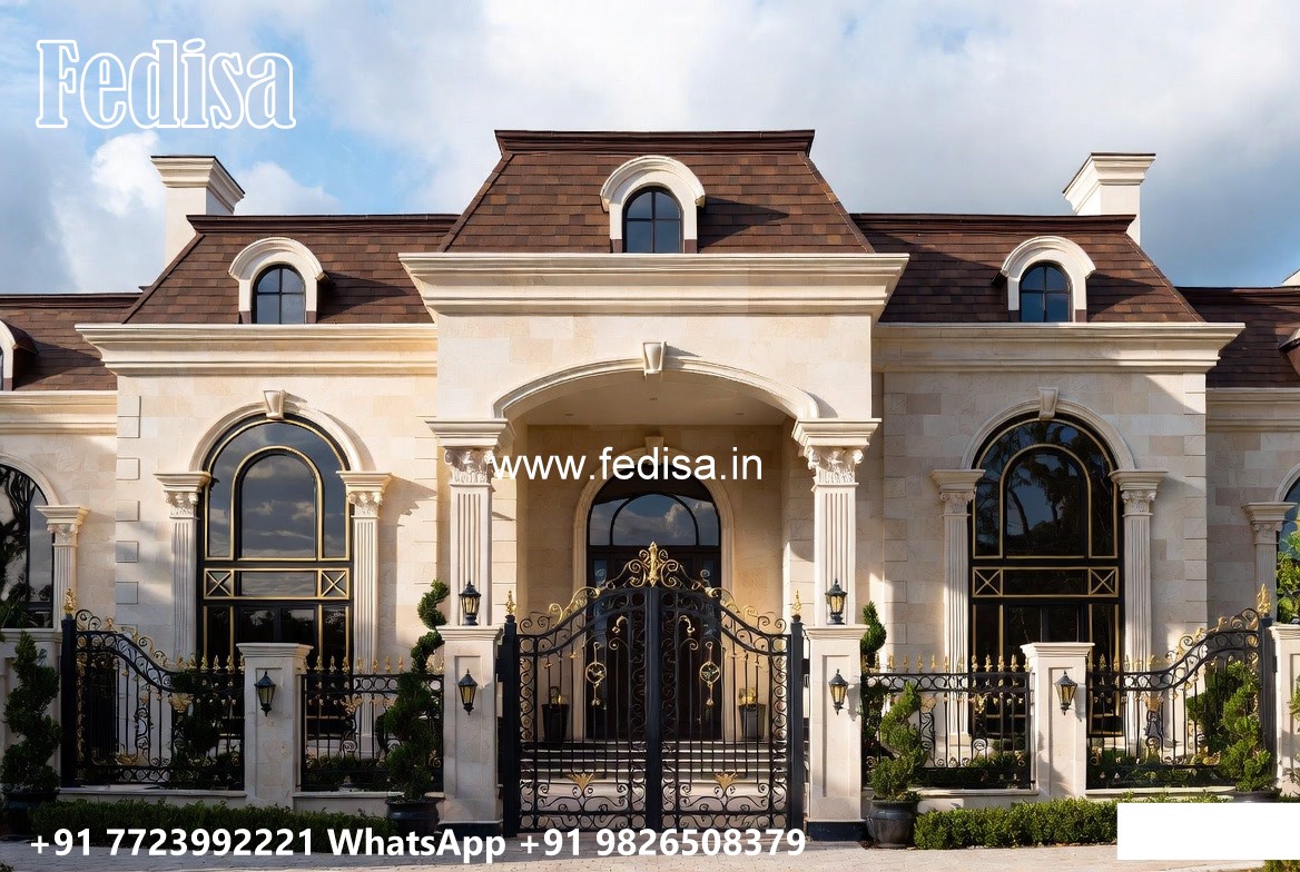 Vintage Villa Style Contemporary Floor Plans No-8913