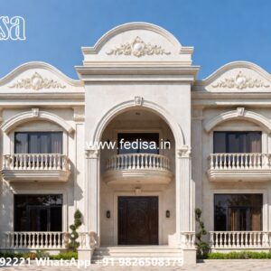 Classic Villa Exterior Small Double Storey House Plans No-8915