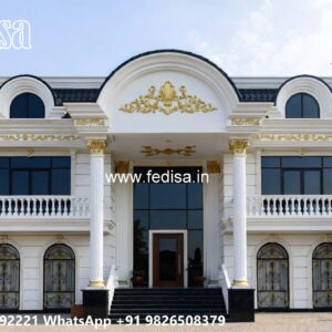 Luxury Front Elevation Villa One Bedroom Floor Plans No-8919