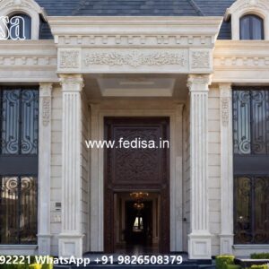 Heritage Style Villa Exterior 1000 Sqft House Plan No-8920