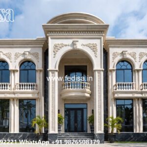 Stone Finish Villa Design Country French Style Homes No-8922