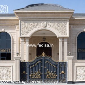 Luxury Classic Living Room 4 Floor House No-8924