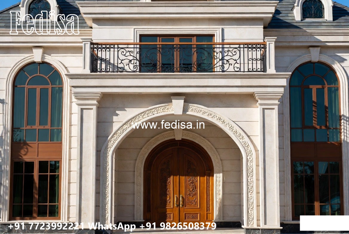 Fountain Garden Villa East Facing House Design No-8934