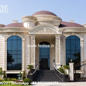 Classic Villa Front Elevation Design 5 Bhk House Plan No-8944