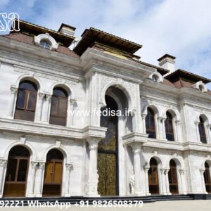 Classic House Exterior 4 Bedroom Flat Plan Design No-8961