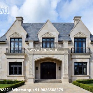 Traditional House Design With Modern Touch 2 Story House Layout No-8989