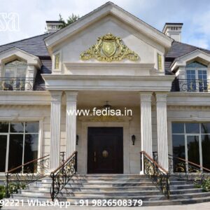 Classic House Design With Garden Spanish Style House Plans No-8990