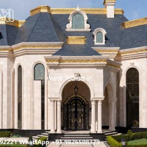 Front Yard Classic Home House Plan 3d Model No-9017