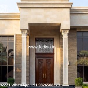 Elegant Villa Design L Shaped Modern House No-9034