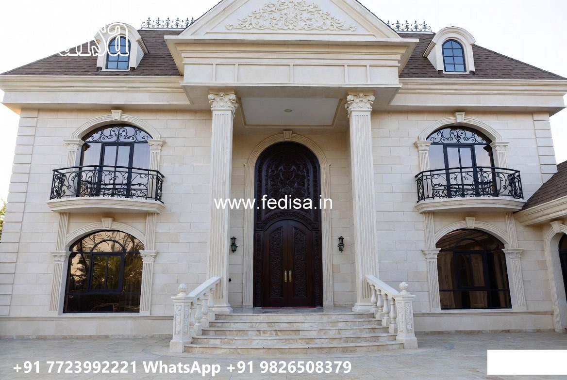 Classic Villa Exterior Simple Floor Plan Design No-9037