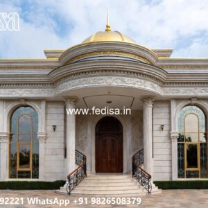 Villa With Columns Design Narrow Home Plans No-9040