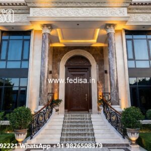 Classic Front Elevation Residential Floor Plan No-9086
