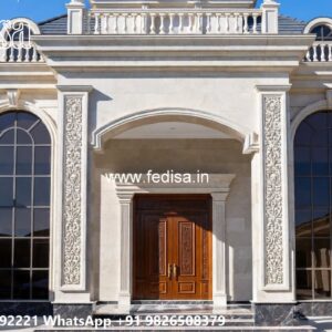 House With Columns Exterior Small Budget House Design No-9088