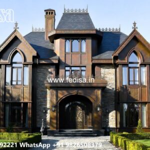 Classic Villa Exterior 20 Lakh Budget House Plans No-9159