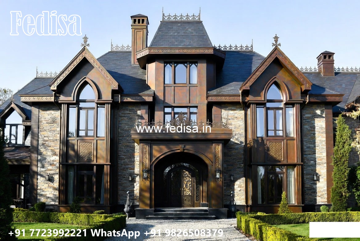 Classic Villa Exterior 20 Lakh Budget House Plans No-9159