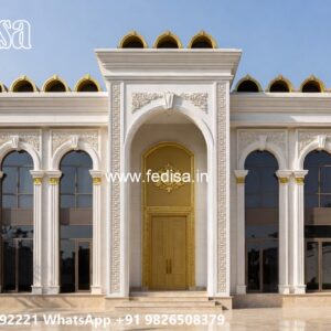 House With Columns Exterior One Bedroom Flat Plan No-9210