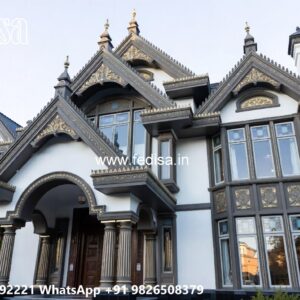 Classic House Front Elevation Design Upstairs House Plans No-9230