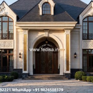 Patio Design Traditional Home 4 Marla House Front Design No-9263