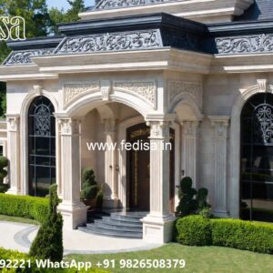 Classic Villa Exterior 3 Bedroom Double Storey House Plans No-9281
