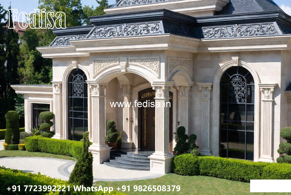 Classic Villa Exterior 3 Bedroom Double Storey House Plans No-9281