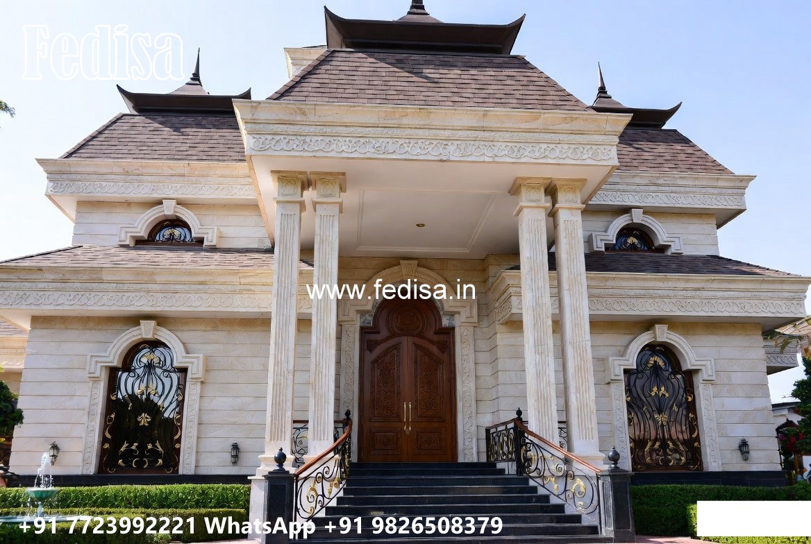 Heritage Style Villa Exterior One Floor Modern House No-9286