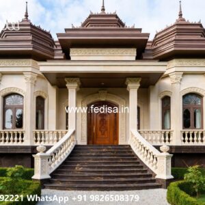 Marble Flooring Villa Design 2000 Sq Ft House Plans 4 Bedroom No-9295
