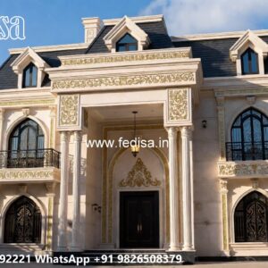 Classic House Exterior 3d Floor Plan Design No-9327
