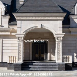 Front Yard Classic House 2 Story Small House Design No-9345