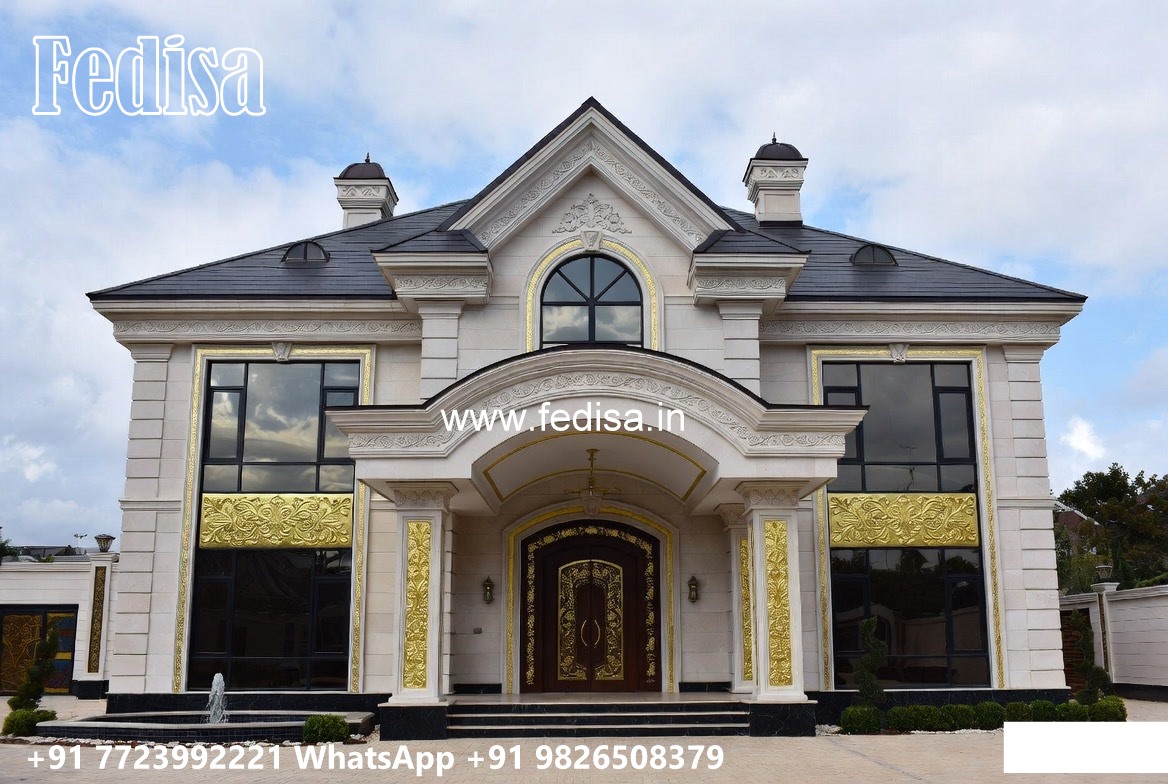 Traditional House Facade 2 Bhk Design No-9366