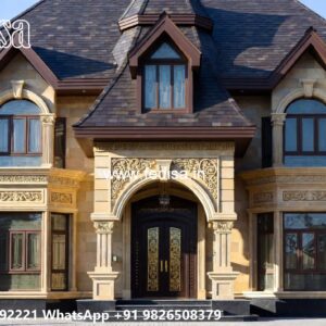 Stone Finish Villa Design Villas In Lake Como No-9410