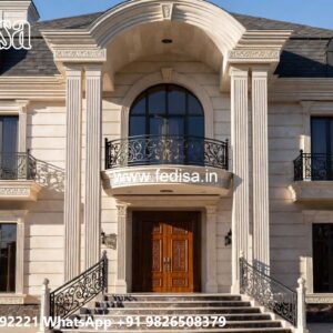 Columns House Design Villa Villas No-9492