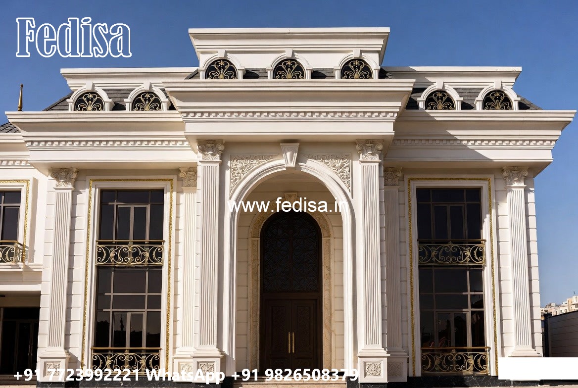 Classic Villa Front Elevation Design Elite Luxury Villas No-9554