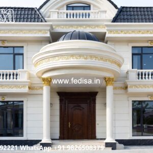 Neoclassical House Design Three Gold Luxury Private Villas No-9573