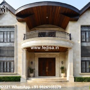Classic Front Elevation Ammos Luxury Villas No-9574