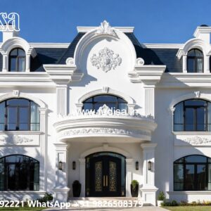 Stone Exterior Classic Home Villa C Luxury Estate No-9578