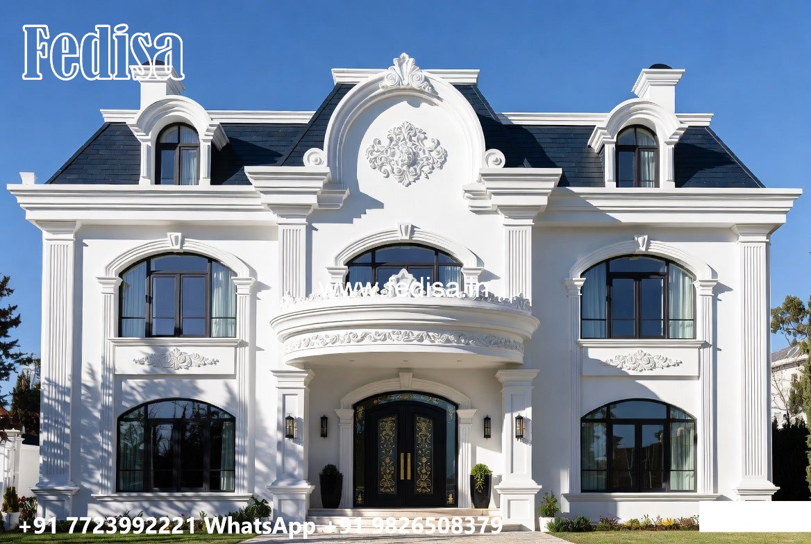 Stone Exterior Classic Home Villa C Luxury Estate No-9578