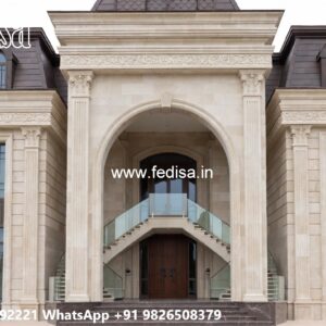 Classic Home Front Elevation Design Villas For Vacation No-9634