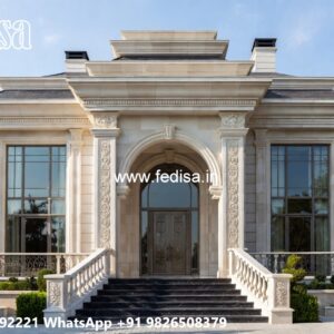 Stone Finish Villa Design Luxury Family Villa Meteora No-9654