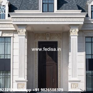 Classic Front Elevation Building Colors Outside No-9734