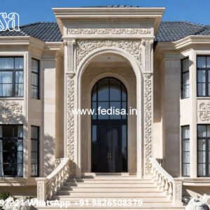 Traditional Villa Architecture Building Outside Color No-9763