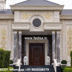 Grand Entrance Villa Design Paint Colors For House Outside No-9771