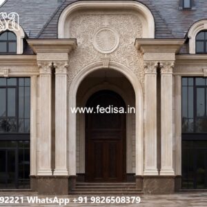 Villa With Columns Design Exterior House Painting Services No-9772