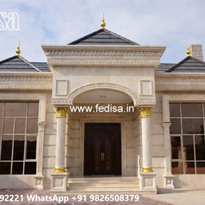 Marble Flooring Villa Design Outside House Painters Near Me No-9783