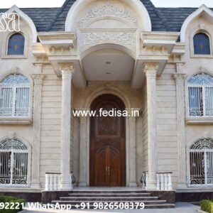 Classic Mediterranean Villa Style Homes House Outer Painting No-9794