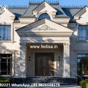 Traditional Landscaping Ideas Teal House Exterior No-9832