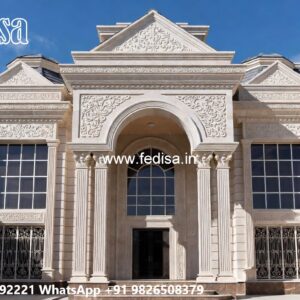 Luxury Classic Home Green Color House Outside No-9848