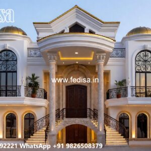 Classic Villa Exterior Front Wall Paint Color No-9891