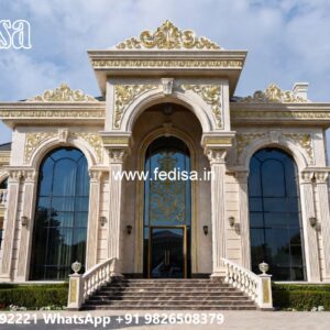 Grand Entrance Villa Design Best Paint For Outer Walls No-9893