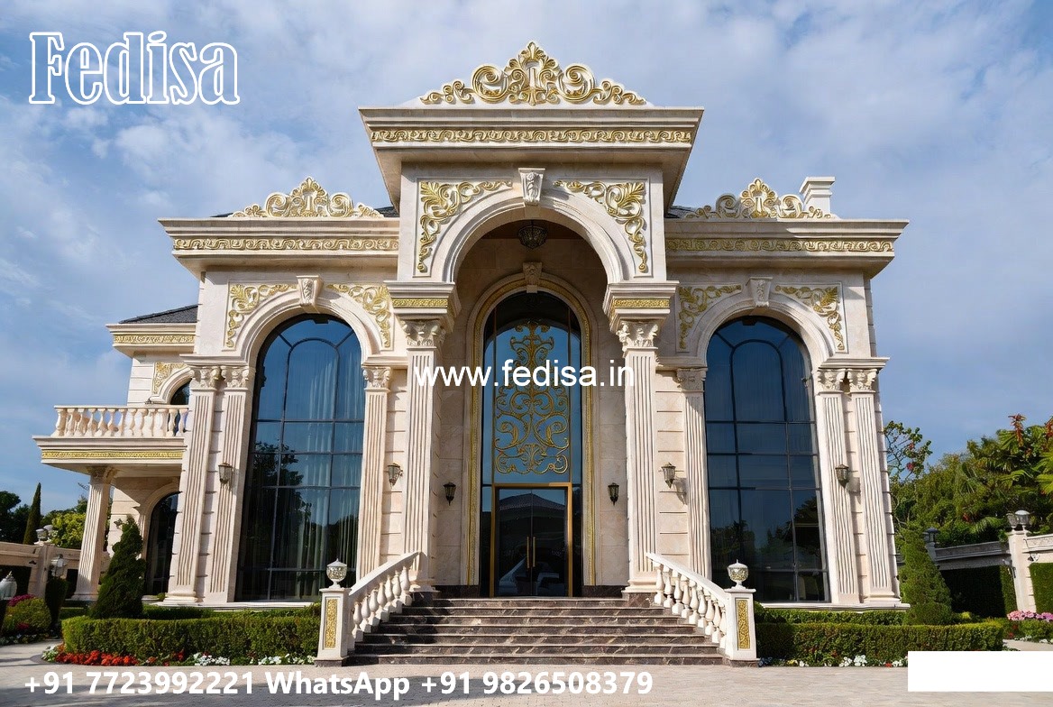 Grand Entrance Villa Design Best Paint For Outer Walls No-9893