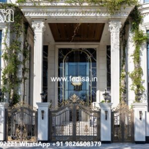 Luxury Front Elevation Villa Building Exterior Paint No-9895